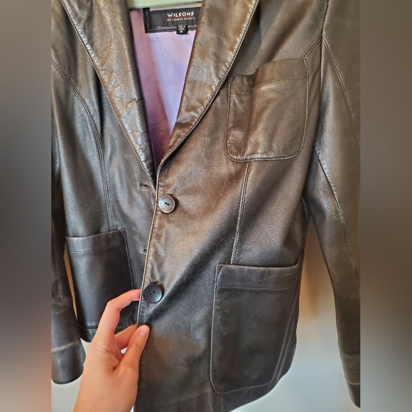 Pelle Studio Wilsons Black Leather Jacket - Picture 6 of 16